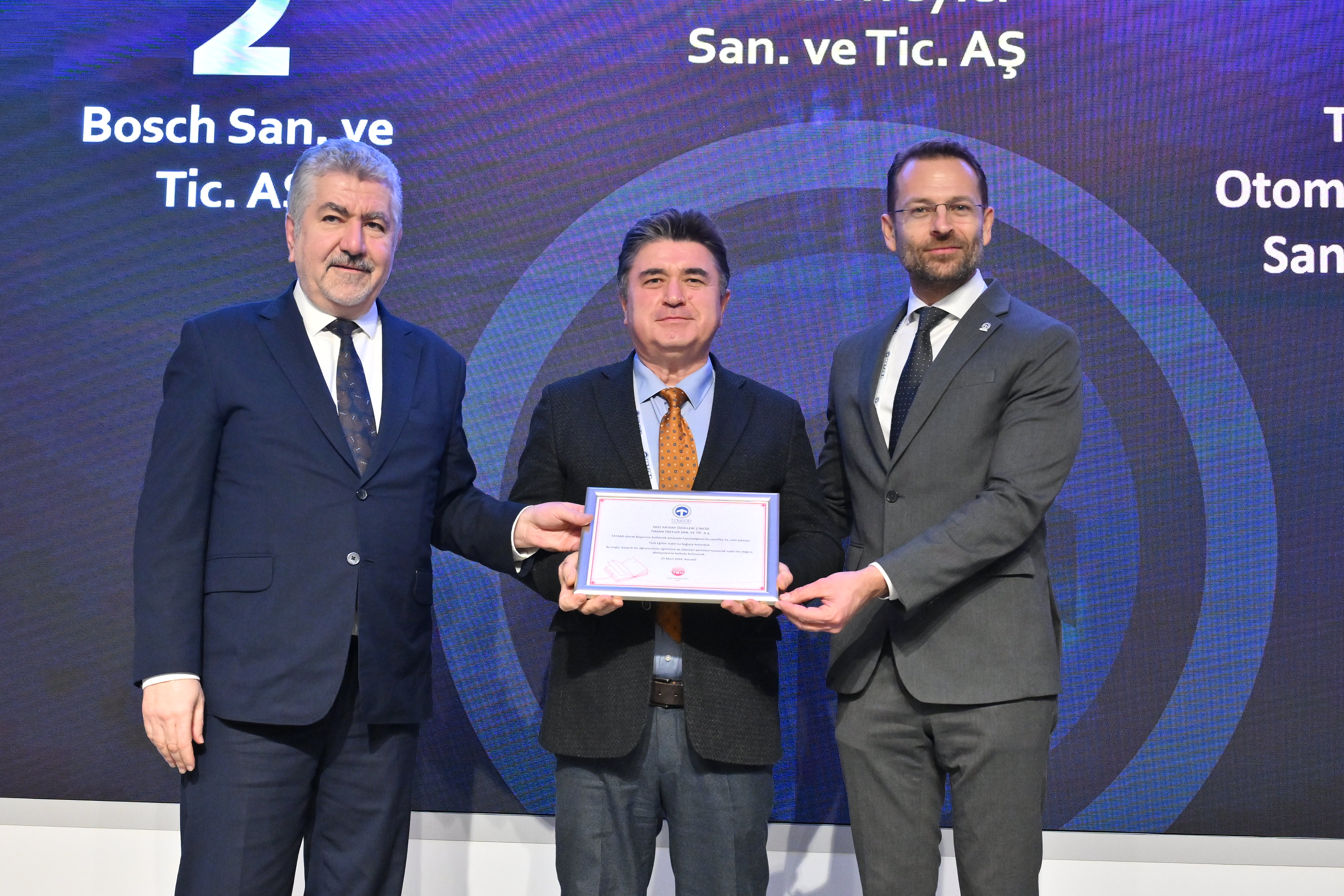 TIRSAN, PATENT ÖDÜLLERİNDE ÜST ÜSTE 4. KEZ,  TOPLAMDA 6. KEZ ŞAMPİYON OLDU